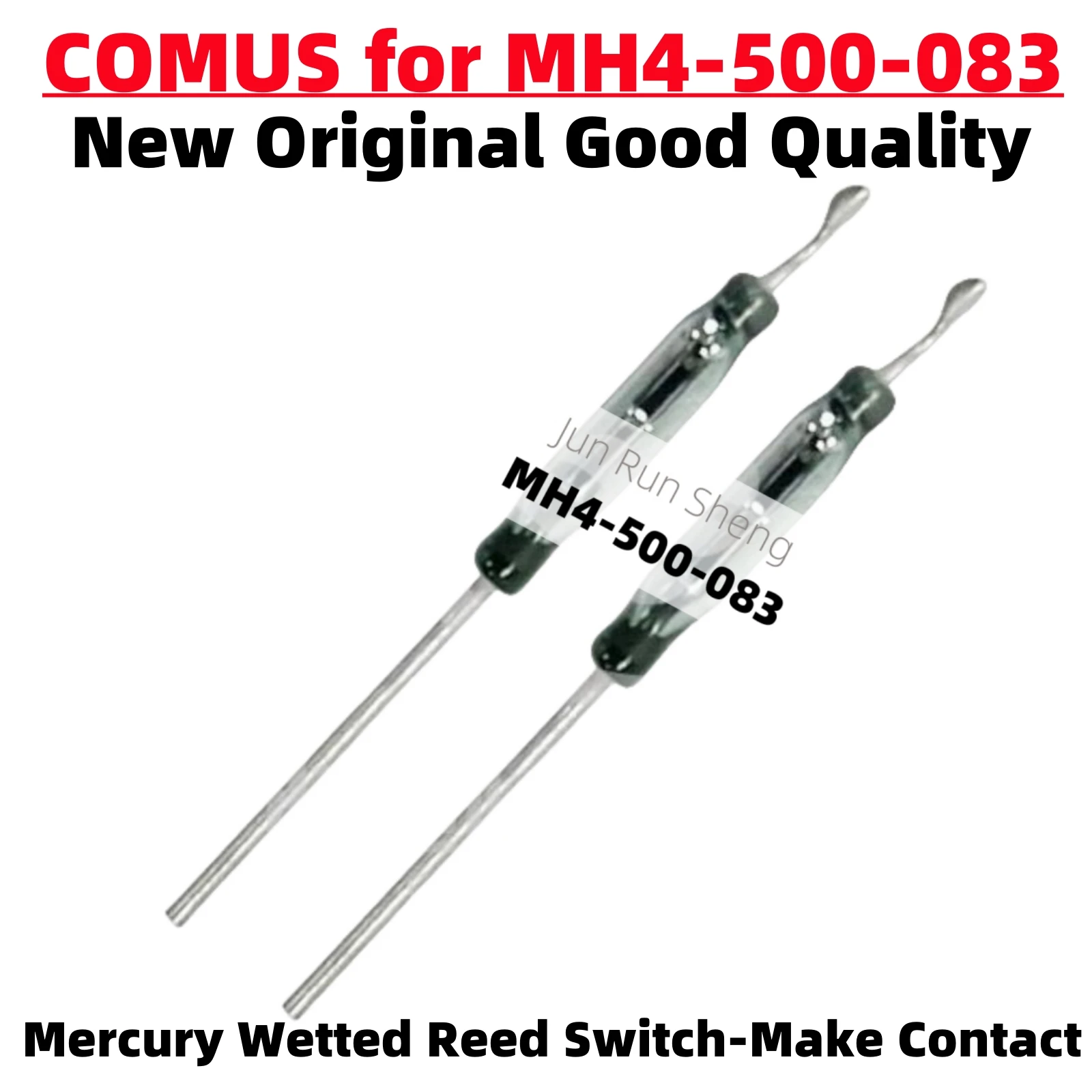 1/10/50PCS MH4-500-083 High Voltage Mercury Wetted Reed Contact Switch Magnetic Sensor 2.5*14MM MH4 Wet reed Magnetron tube MH-4