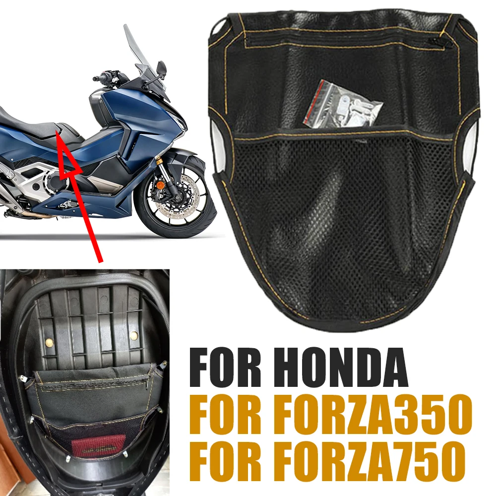 Sob Assento Bolsa De Armazenamento De Couro, Acessórios Da Motocicleta, Saco De Ferramentas, Honda Forza350 Forza750 Forza 350 Forza750