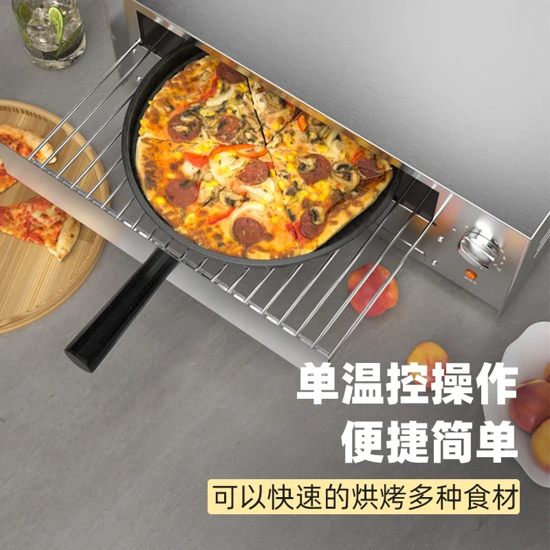 Pizza oven Commercial Small Single Layer Thickening Electric Oven