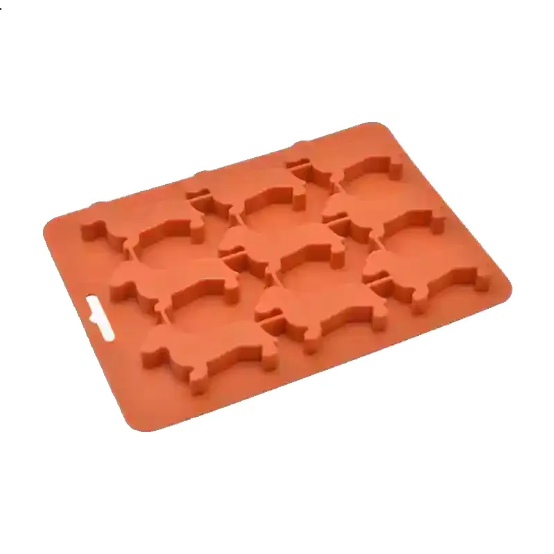 9 Even Dachshund Silicone Chocolate Animal Modeling Mould Ice Cube Three-dimensional Mousse Dessert Creative Abrasives