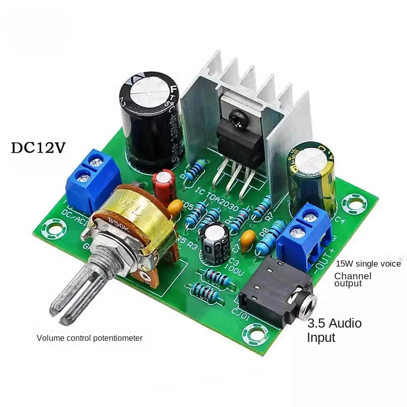 SOTAMIA TDA2030A Mono Power Amplifier Board 15W Hifi Digital Audio Mini Amp Module Class D Amplifier Amplificador De Audio