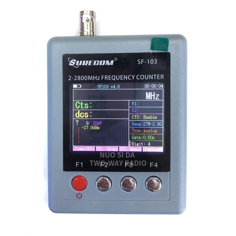 SURECOM-SF-103 DMR Tester sinal digital testável, decodificador de freqüência portátil, CTCCSS DCS, 2MHz a 200MHz, 27MHz a 3000MHz, 27MHz