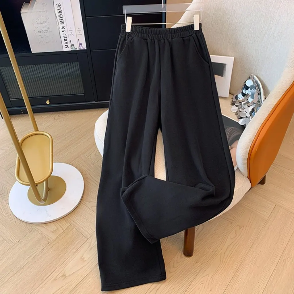 

plus Size Women's Lace Stitching Cardigan Sweater Chubby Girl Casual Two-Piece Suit with Pants High-grade Spring Autumn New