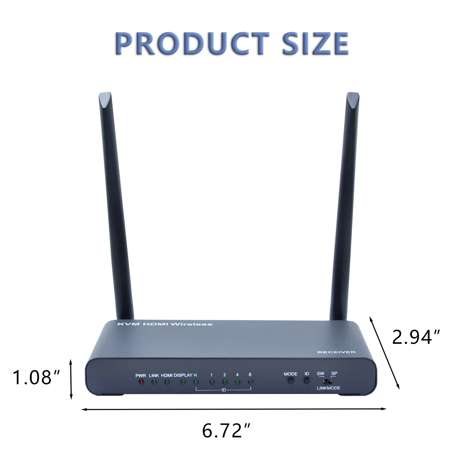 Wireless HDMI Extender Transmitter and Receiver 328ft,Streaming Audio Video from Laptop/PC/DVD to HDTV,Projector and Monitor