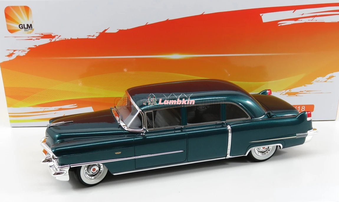 Glm 1:18 Voor Cadillac Fleetwood Limousine Model Cadillac Fleetwood 75 Groen Klassiek Verzamelgeschenk