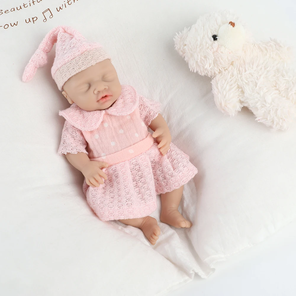 

IVITA WG1514 7-дюймовая реалистичная силиконовая кукла реборн, игрушка для новорожденных девочек всего тела, 240 г для детей, играющих и коллекционирует
