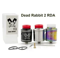 Dead Rabbit V2 RDA Tank 24mm Conical Top Cap BF Squonk Capable Atomizer