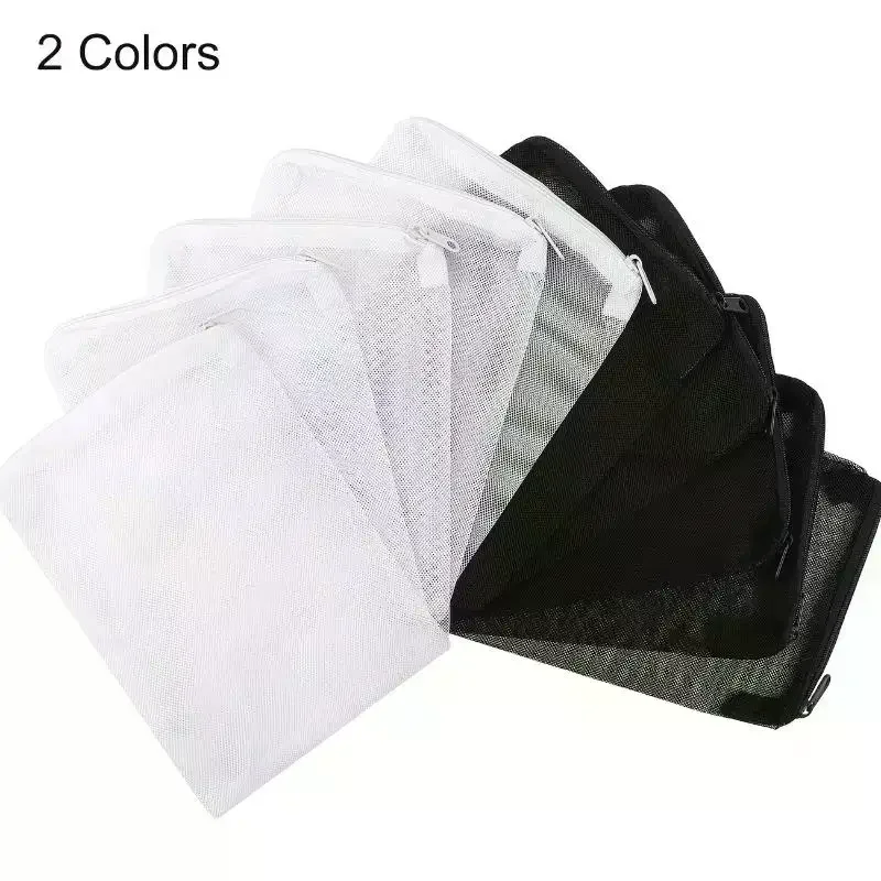 10pcs Reusable Aquarium Filter Media Bags With Zipper - Mesh Bags For Activated Carbon, Ceramic Rings & More
