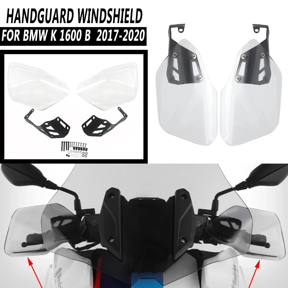 New Motorcycle Accessories ABS Handguard Windshield For BMW K 1600 B K 1600 Grand America K 1600 GT K 1600 GTL