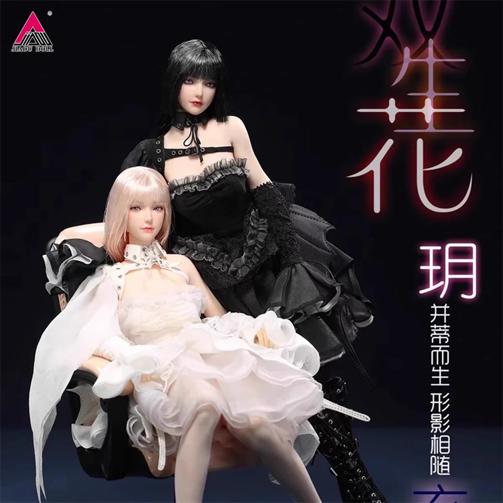 

I8TOYS I8-C009 1/6 Girls Twin-flowered Yue Xuan Head Sculpt Movable Eyes Dress Set Model Fit 12'' Female Action Figure Body