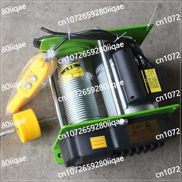 سلك حبل رافعة كهربائية 220 فولت ونش كهربائي صغير 400 - 1000 كجم 30 - 100 م #4