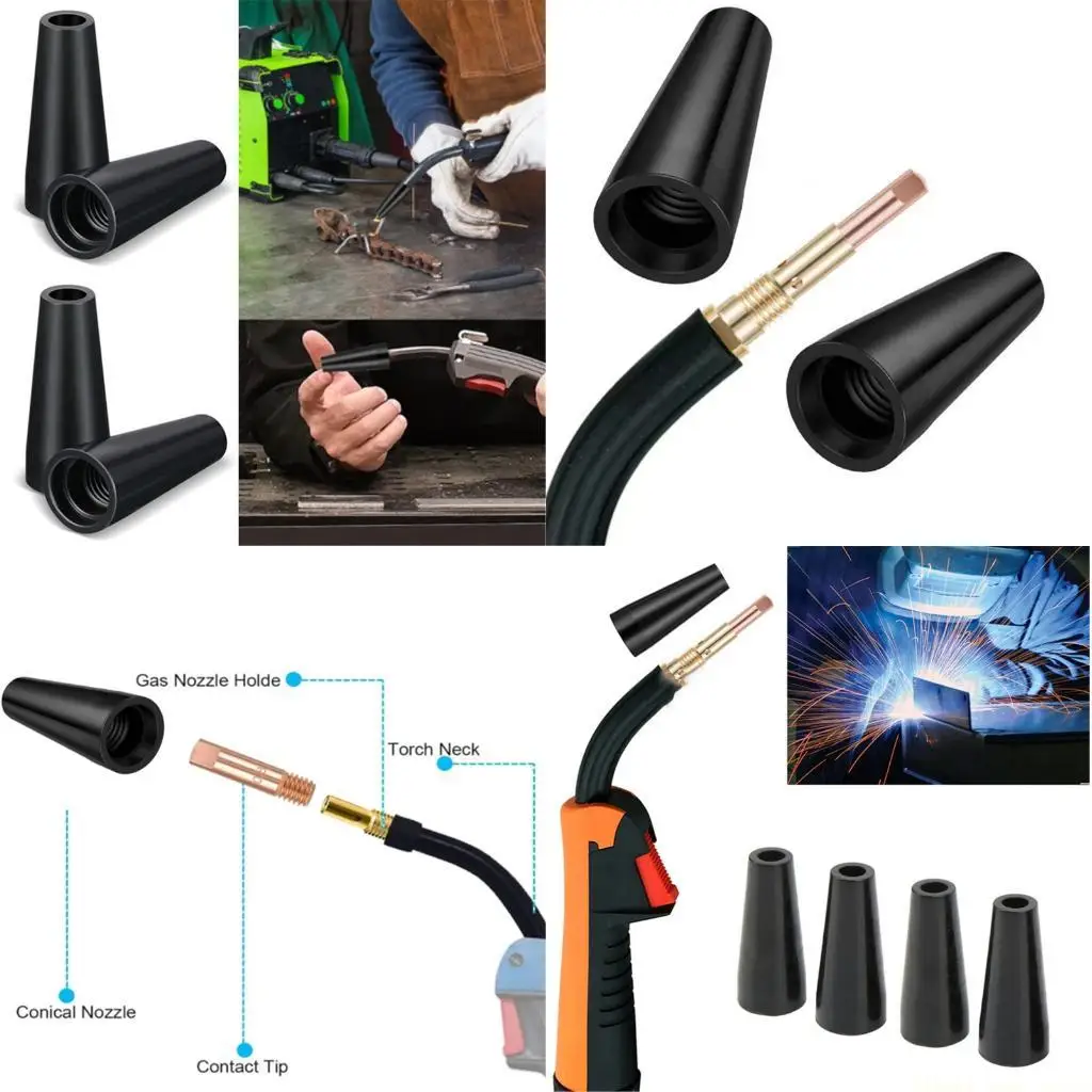 

Универсальная защита сварочного сопла A2BE, теплозащитная надежная электрическая изоляция для промышленного оборудования MIG