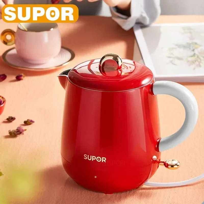 220V Supor electric kettle small portable kettle automatic power-off insulation integrated kettle