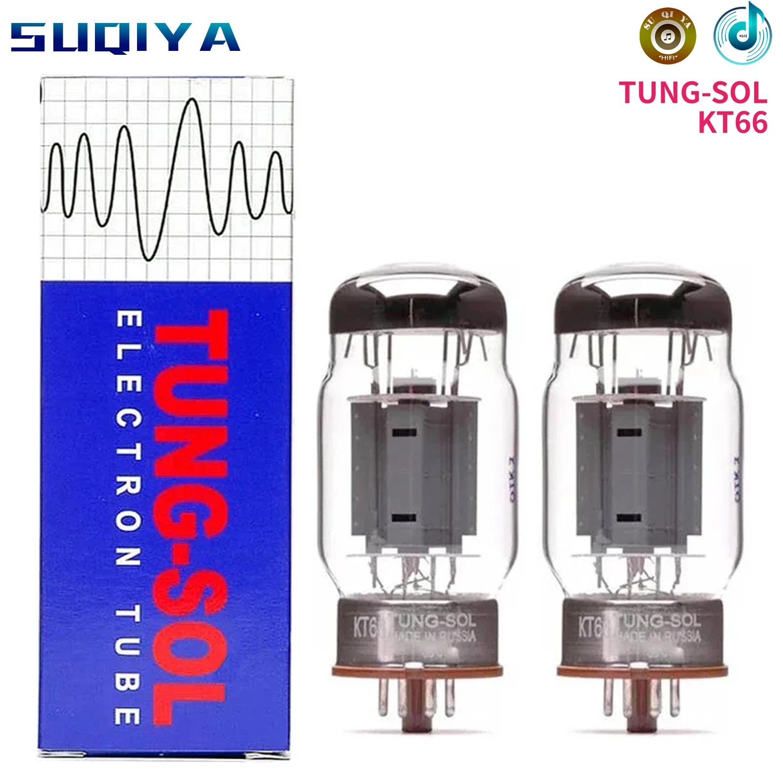 

TUNG-SOL KT66 Vacuum Tube Replaces EL34 6L6 Tube Precision Matching Precision Matching DIY Tube Amplifier