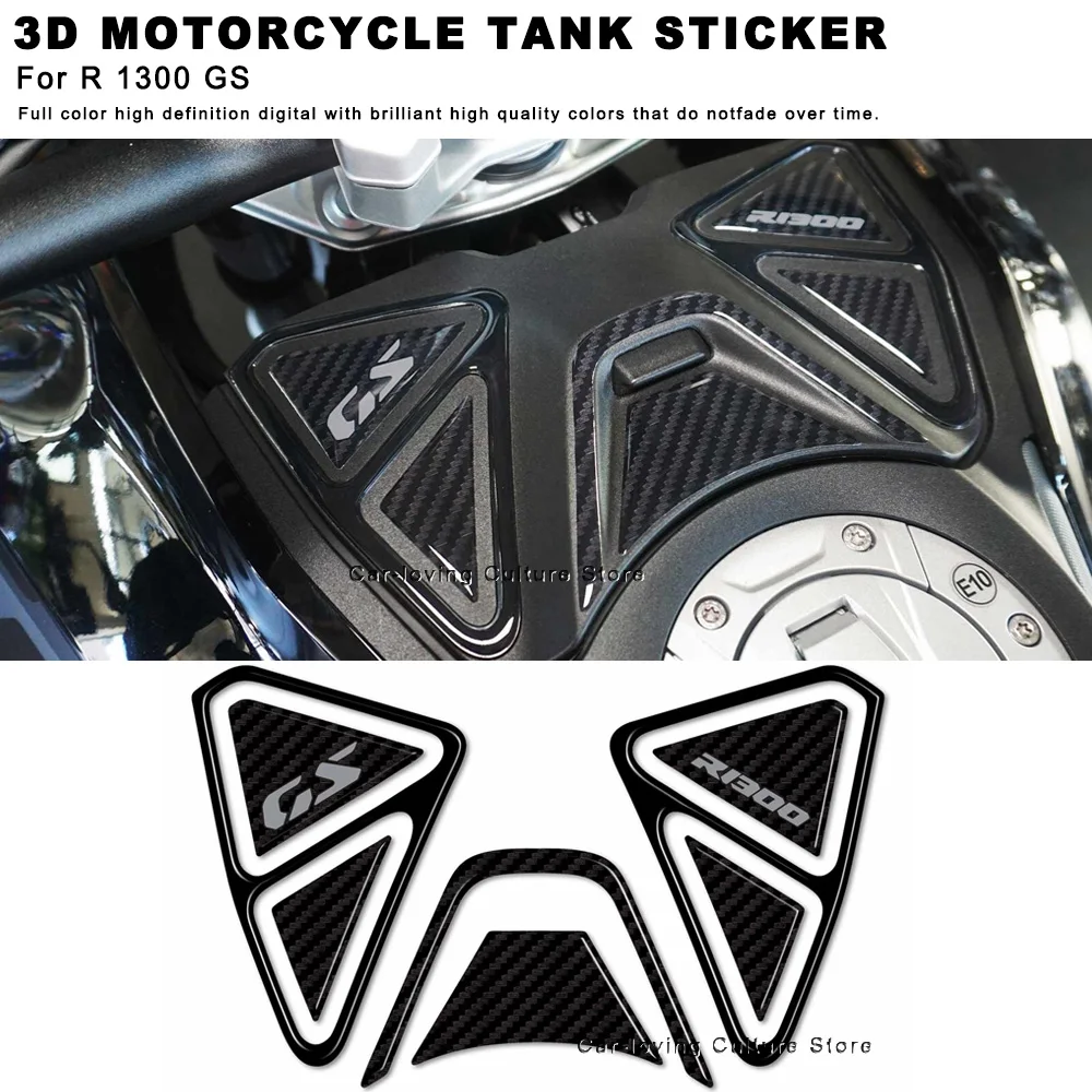 Stiker pelindung antiair untuk BMW, stiker pelindung tangki sepeda motor 3D untuk R1300GS