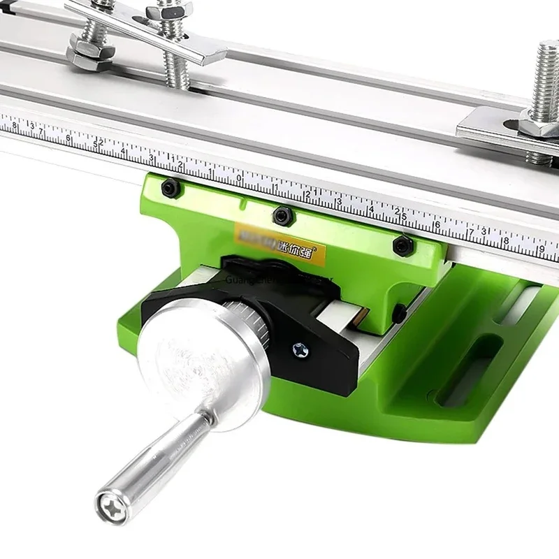 Miniature Milling Machine Bench Drill Vise Fixture Worktable X Y-axis Adjustment Coordinate Table Router Table