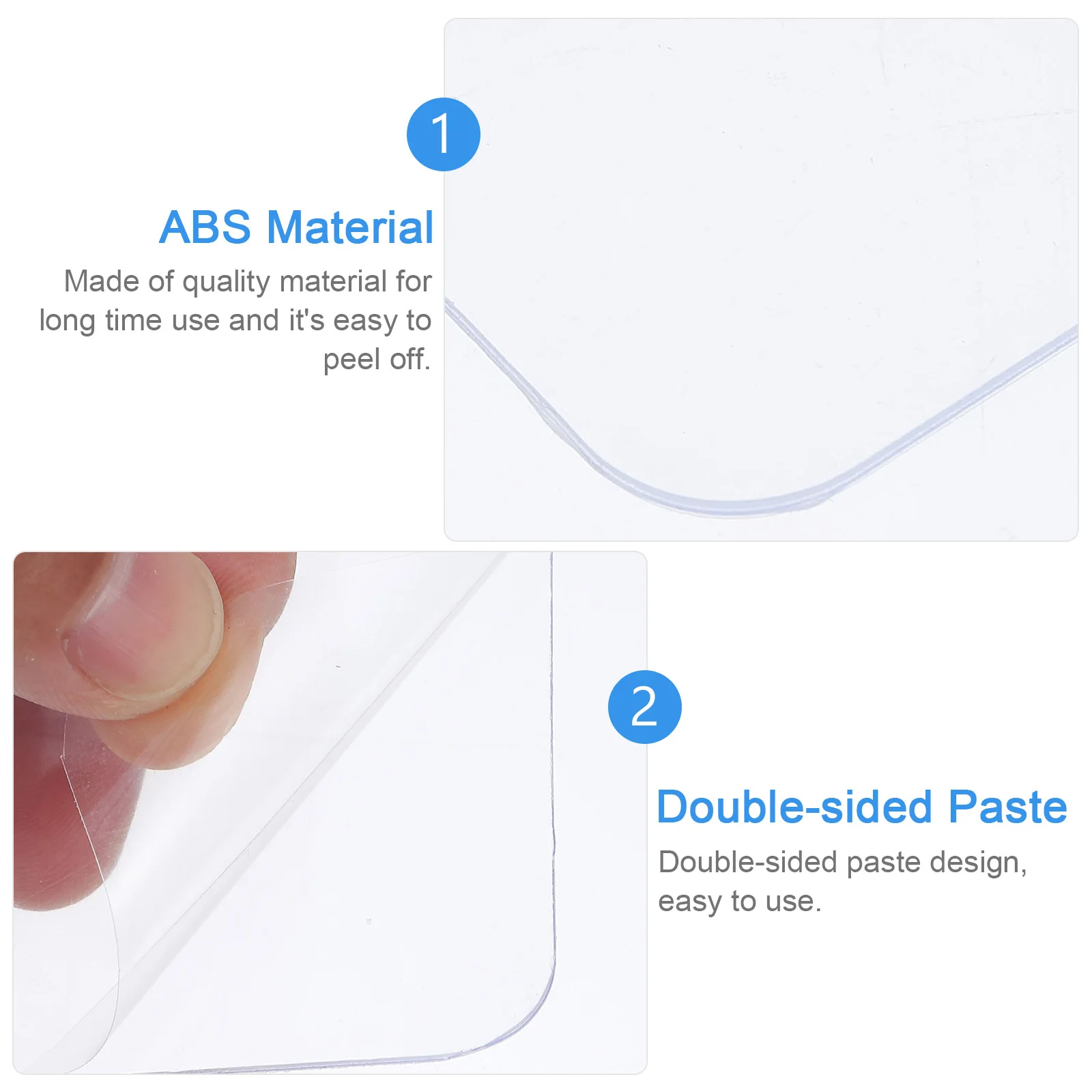 

20Pcs Double Sided Tape Pads Transparent Adhesive Mounting for Home Office Wall Art Decorations Removable No Trace Sticker