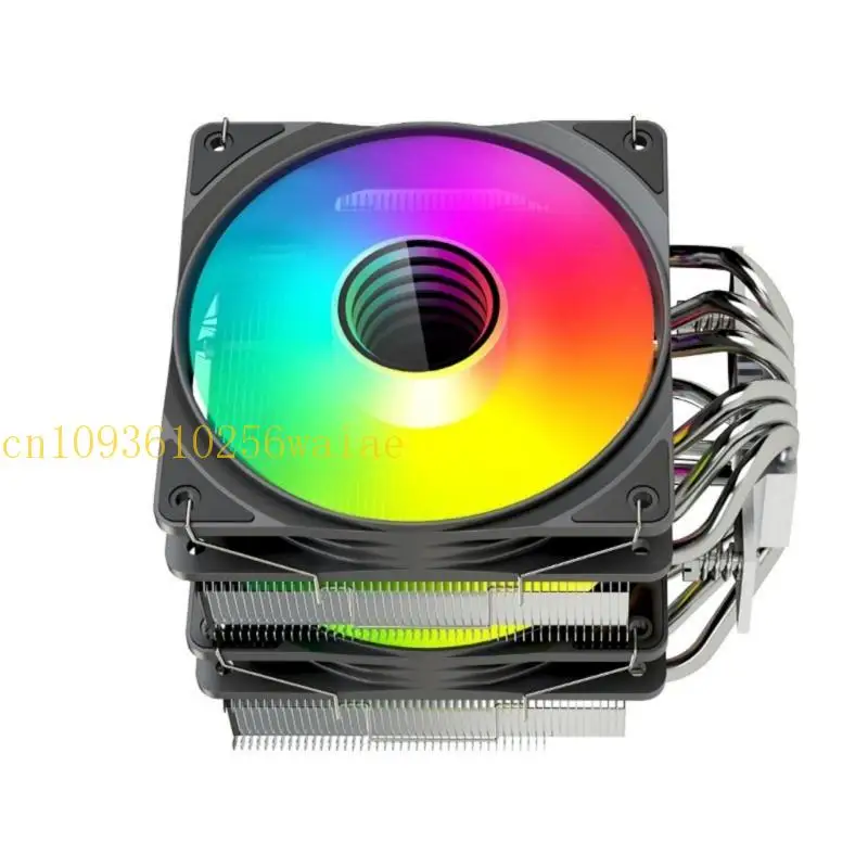 652F FUNZIONE QUIVAMENTE REVOLTER AIR CPU Altezza 145 mm Tubo 6termici 4pin PWM Controllo Argb Luce per LGA1851/1700/1200/115X