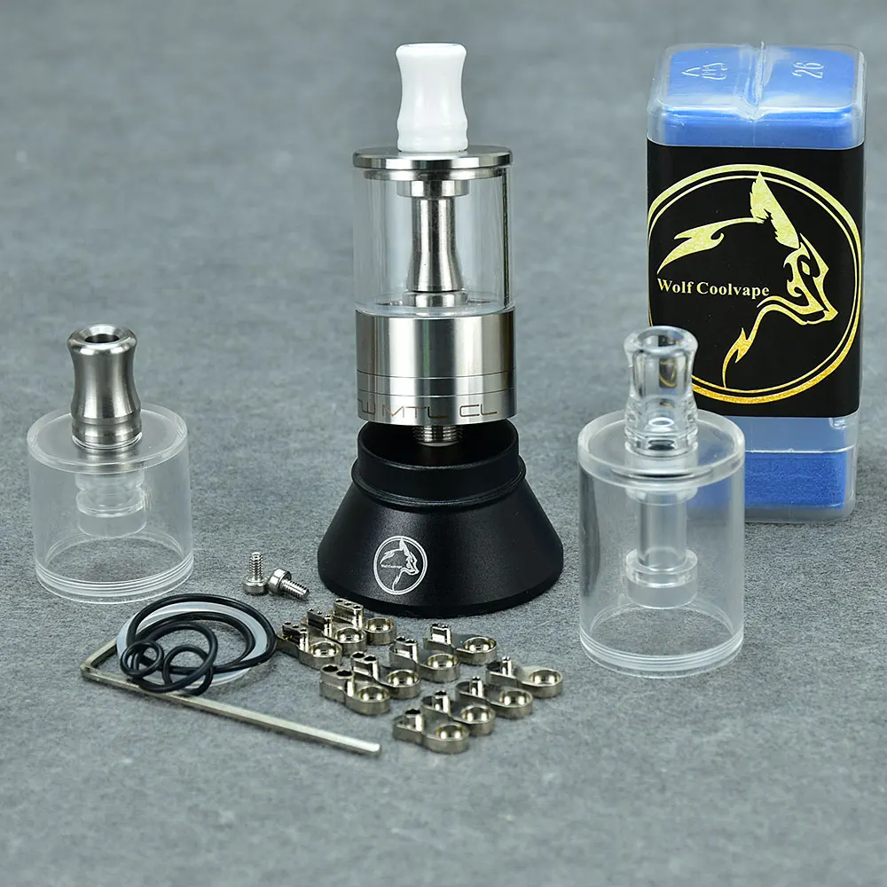 Wolfcoolvape Dvarw MTL CL rta bellcap 22mm zbiornik vape mtl 316ss vape pojedyncze cewki AFC