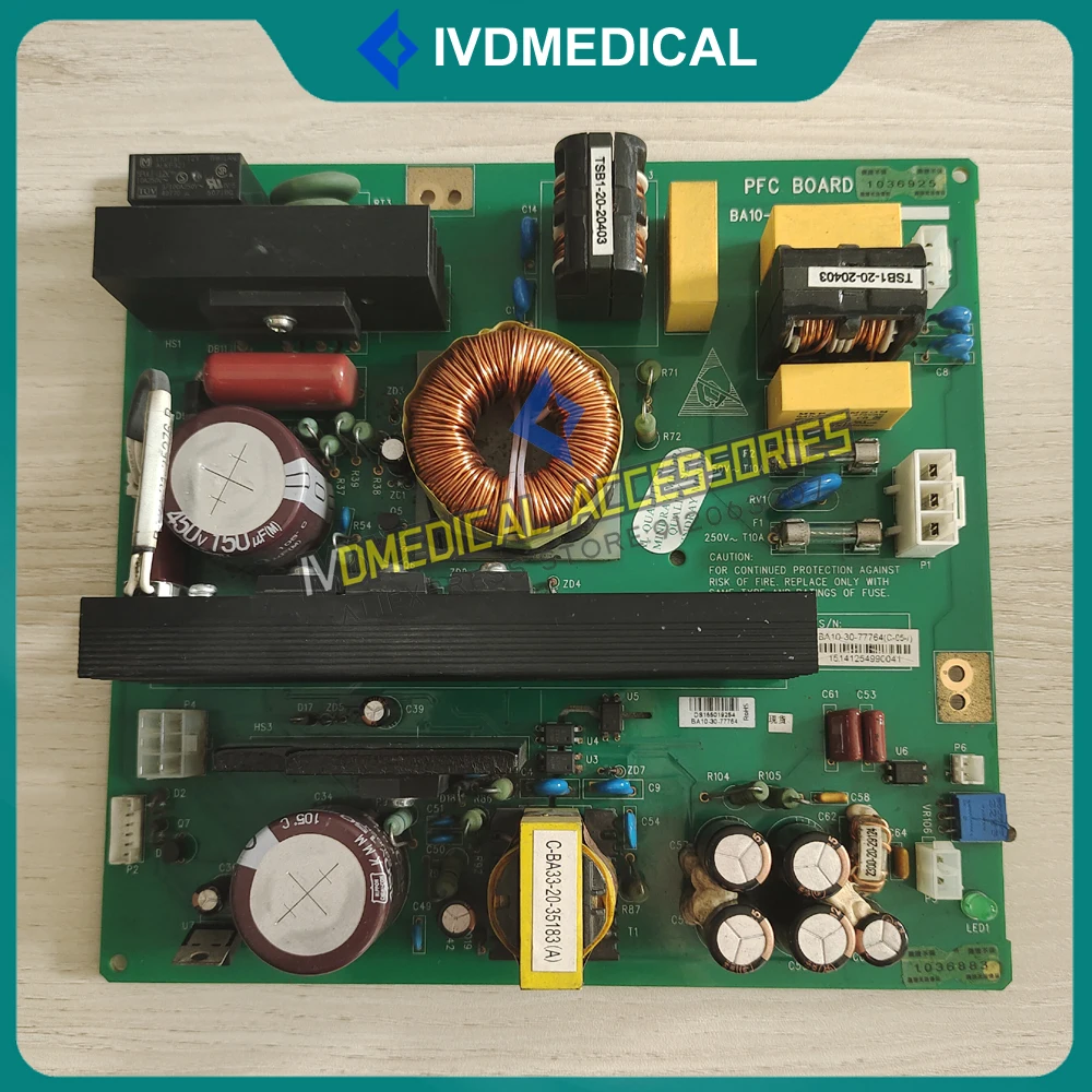 Mindray Power Supply Board BS120 BS130 BS180 BS190 BS180VET BS-120 130 180 190 180VET PFC Board BA10-30-77764