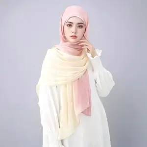 Gradient Twinkle Silk Hijab Scarf Muslim Women Hijab Plain Head Wraps Headscarf Shimmer Islam Turban Ramadan Head Cover 180*70cm