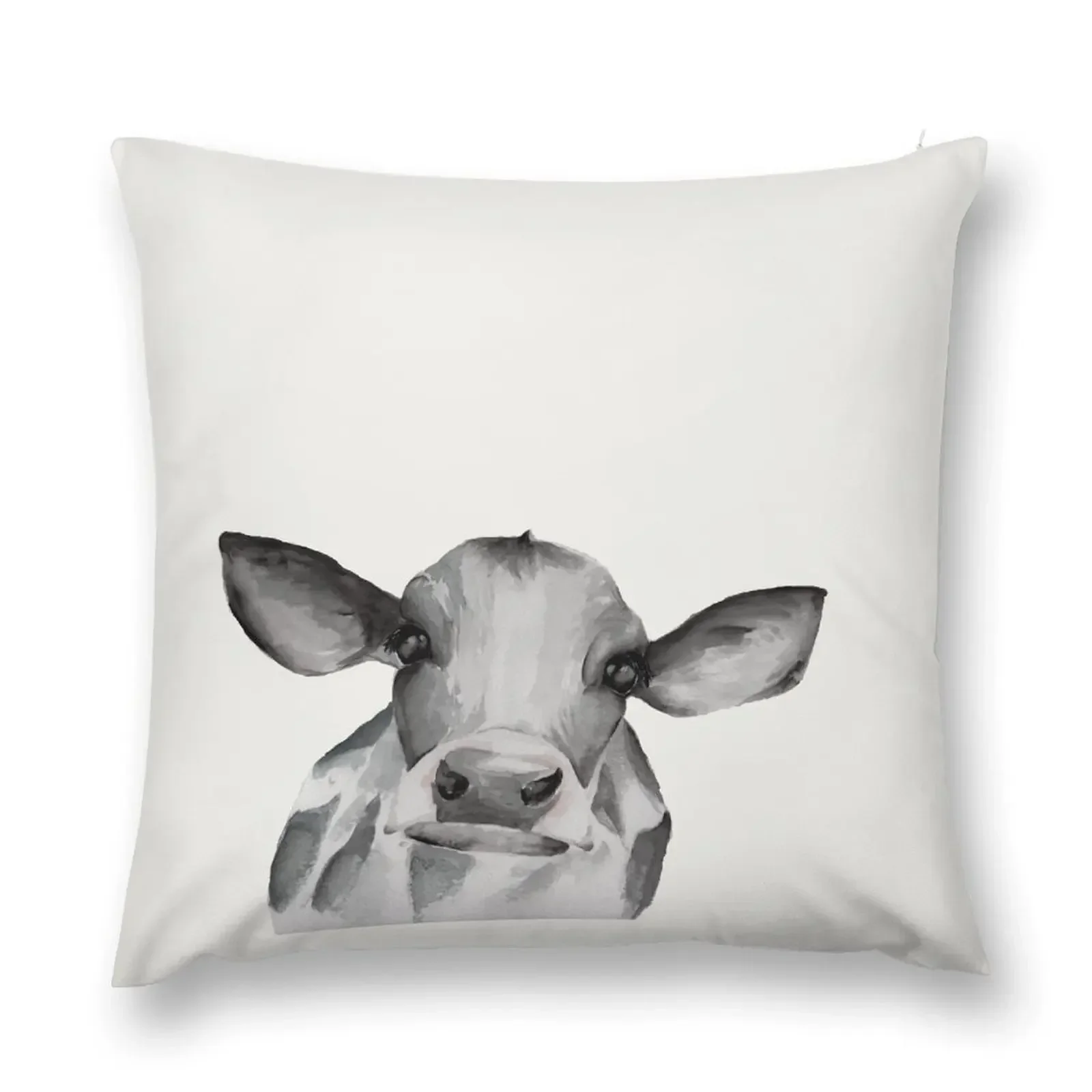 

Watercolor Holstein Cow Throw Pillow Rectangular Cushion Cover pillow cover luxury Cushion Cover For Sofa pillow