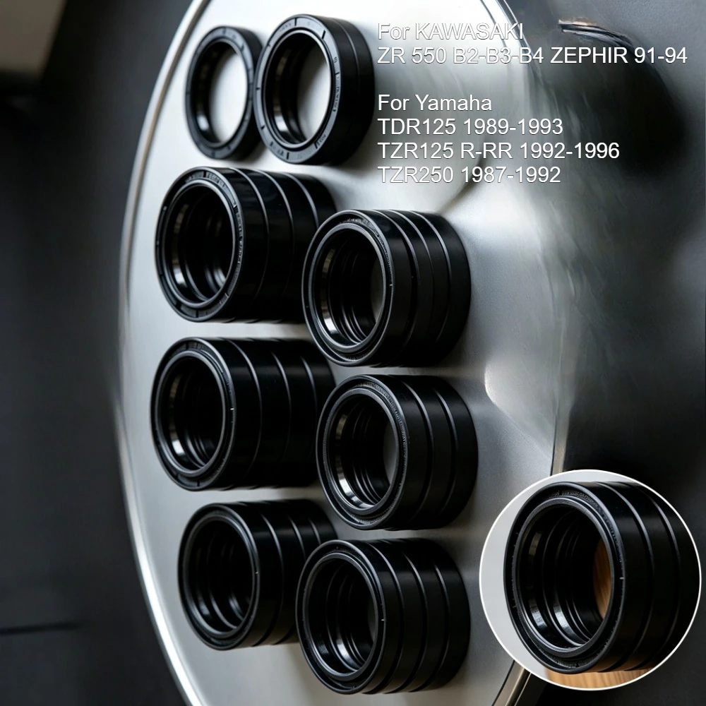 

2/4/6pc 39x52x11 Fork Oil Seal For KAWASAKI ZR550 ZR550B ZR ZEPHIR 550 For Yamaha TDR125 TZR125 TZR125R TZR250 TZR 250 TDR 125