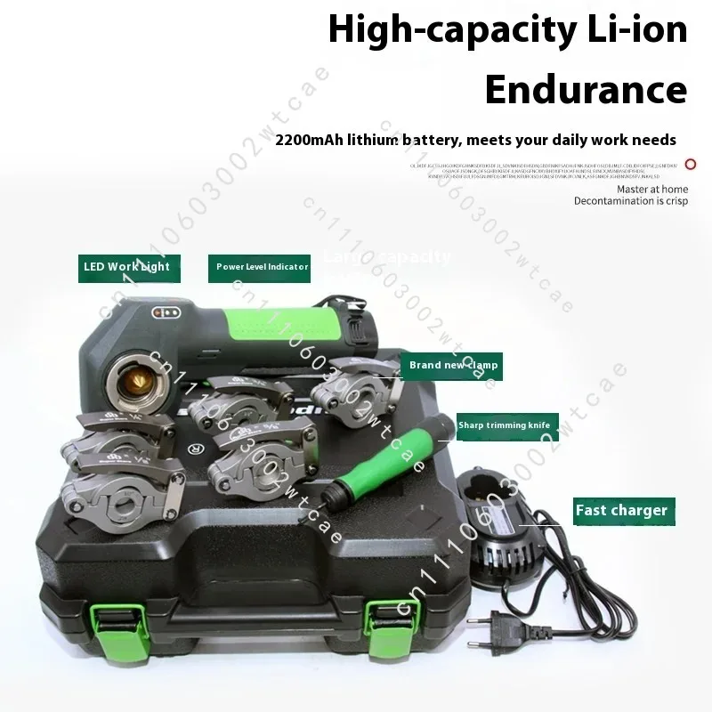 ST-E800A Lithium Battery Expander Flaring Tool Electric Copper Tube Expander Refrigeration Maintenance Tool