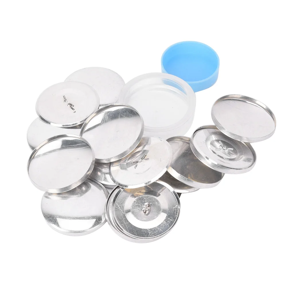 Stoffen Tas Cover Knoppen Kit Ronde Knoopbasis Diy Handgemaakte Handwerk Gesp Maken Gereedschap Cover Knoppen Montage Tool Cover Knoppen