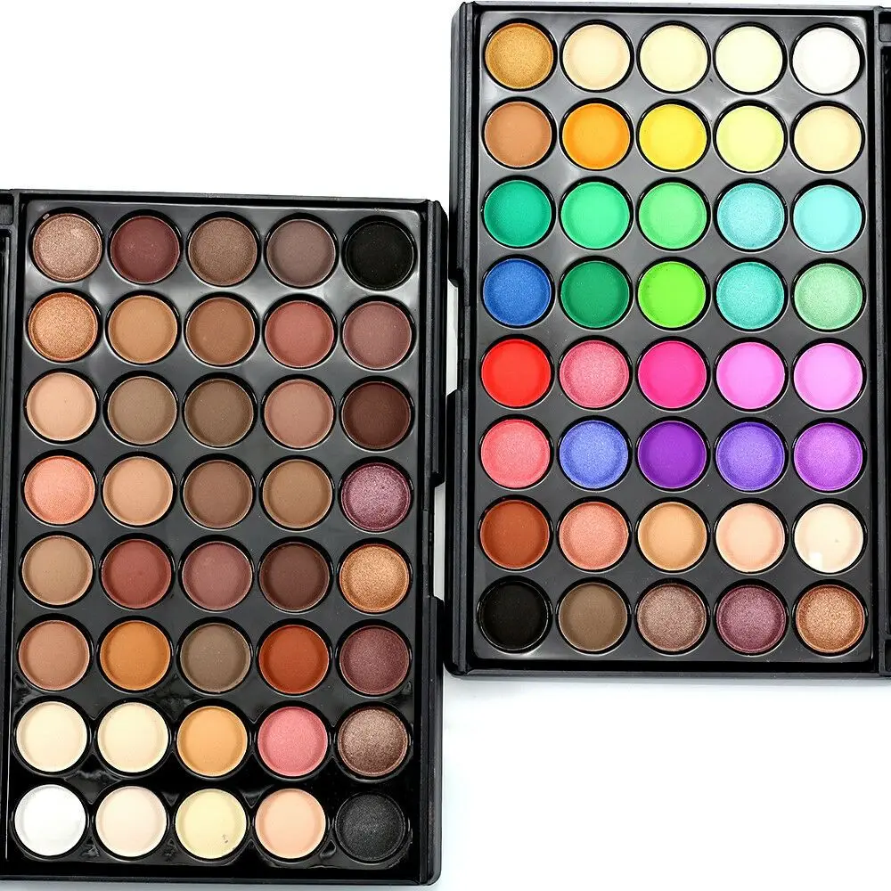 Professional 40 Colors Waterproof Eye Shadow Mixer Palette Makeup Matte Shimmer