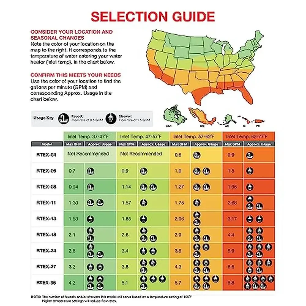 Electric Tankless Water Heater 24kW 240V with ON/OFF Dial Control and LED Display Self-Modulating Power 5.9 GPM Flow Rate