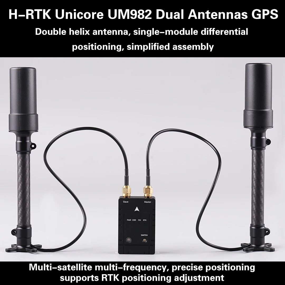 

Holybro H-RTK UM982 High-Precision GPS, Centimeter-Level Positioning, for VTOL & Multi-Rotor Aircraft GNSS