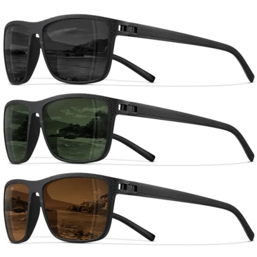 

STORYCOAST Polarized Sunglasses for Men Women Classic Square Sports Fishing Running Golf Sun Glasses UV Protection