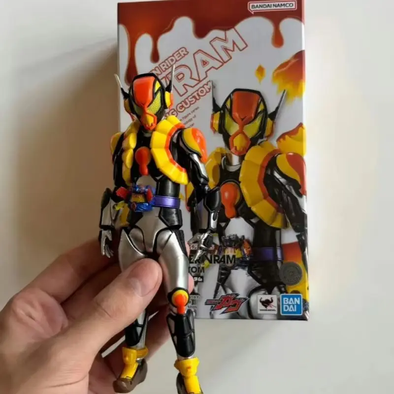 Bandai Kamen Rider Shf Gavv Pudding Vram  Custom Original Action Figure Animation Assembly Model Toy Decoration Collection Gifts