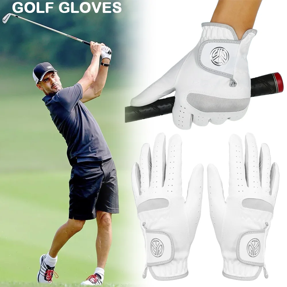 

1Pc Ultra-fiber Cloth Golf Glove Breathable Wear-resistant Women Golf Glove Single Men Outdoor Sports Riding Left Right Hand