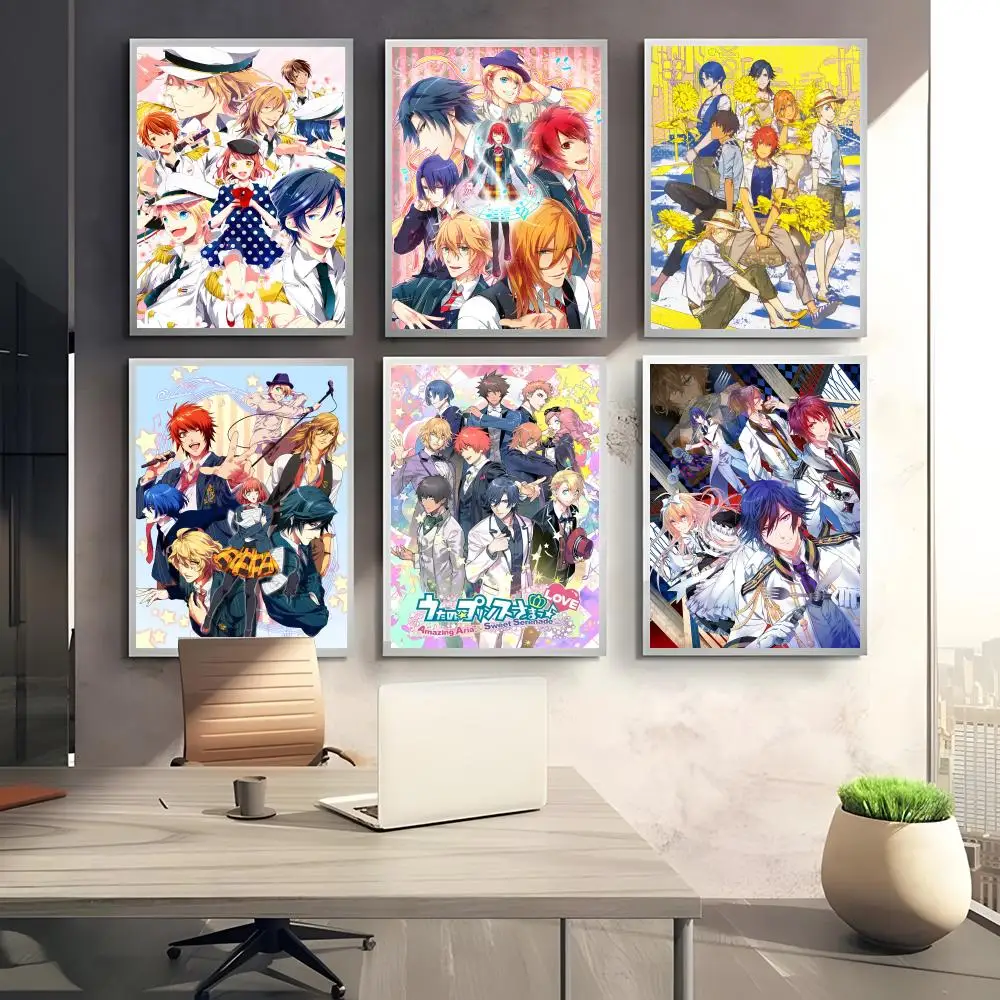 لعبة Uta No Prince Sama اللوحة الخط HD حائط لوح رسم ديكور فني للمنزل مكتب غرفة المعيشة غرفة نوم هدية