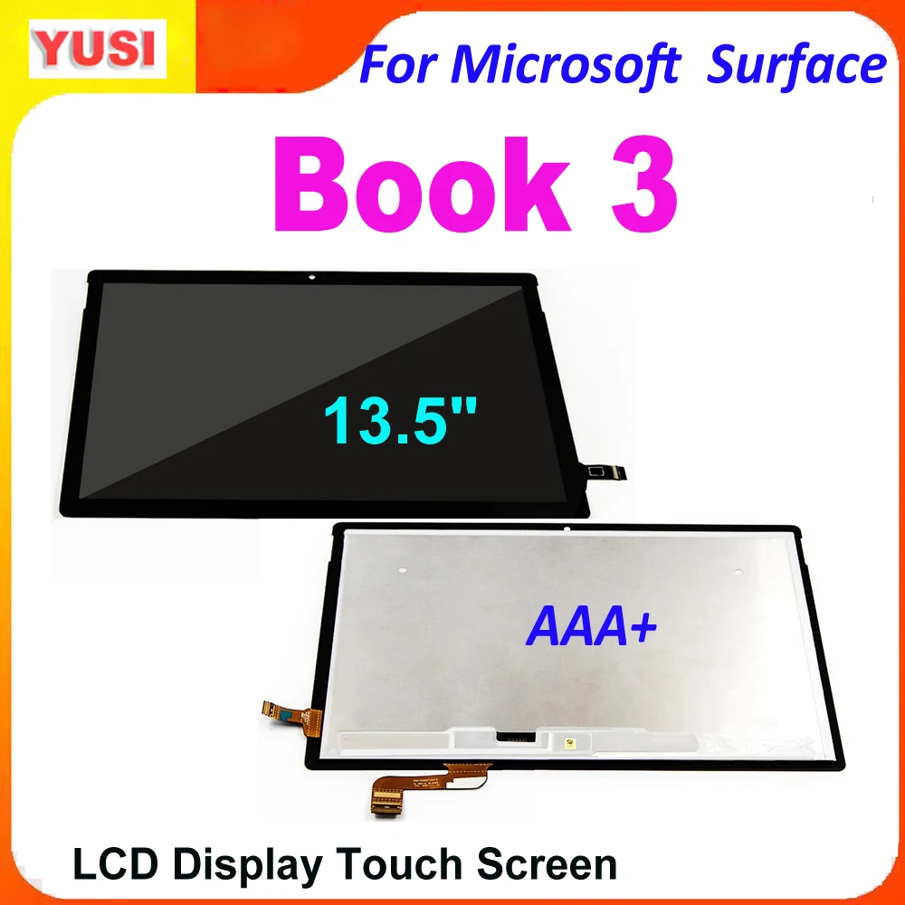 AAA + 13,5 "LCD para Microsoft Surface Book 3 pantalla LCD MONTAJE DE digitalizador con pantalla táctil para Surface Book 3 Book3 pantalla LCD
