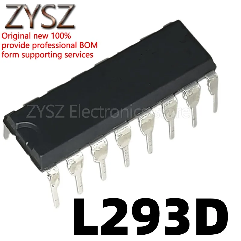 L293 L293D Stepping Motor Driver Chip, em linha DIP16, Brand New, 1Pc