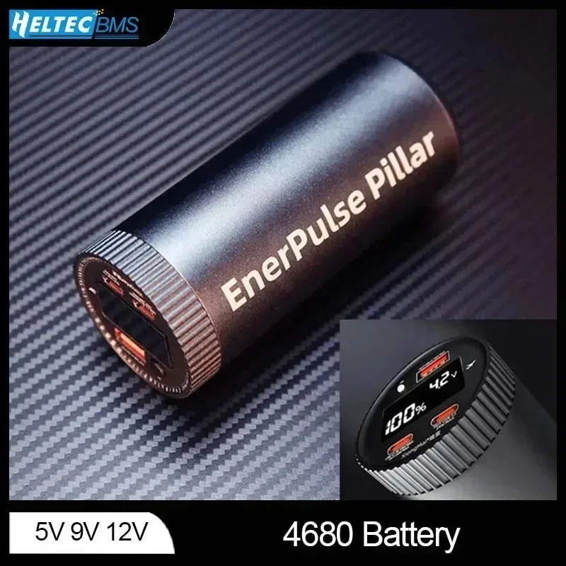 4680 Power Bank/4680 battery case battery Removable/Replacement Kit for 4680 Battery case 5V 9V 12V Output