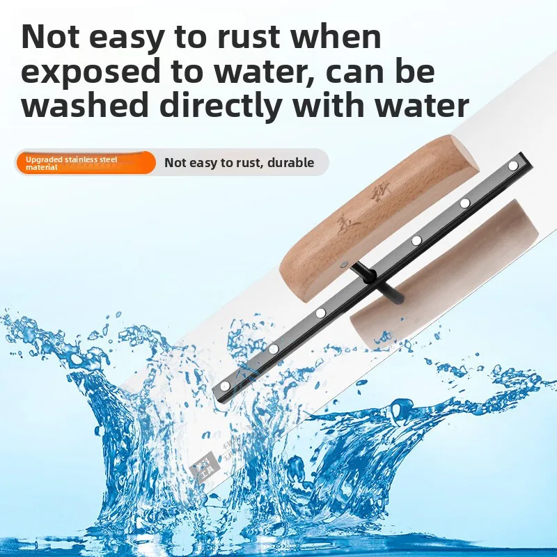 Household stainless steel plastering knife, putty scraping tool, ash shovel, tile worker, wear-resistant and rust resistant