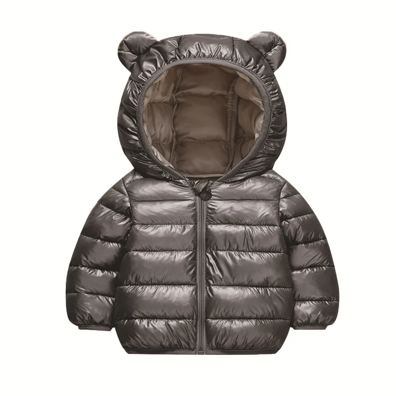 

Children Coat Autumn And Winter Boy And Girl Frivolous Warm Fashion Hooded Down Jacket Korean Version Kids Clothing 0-6 Year Old