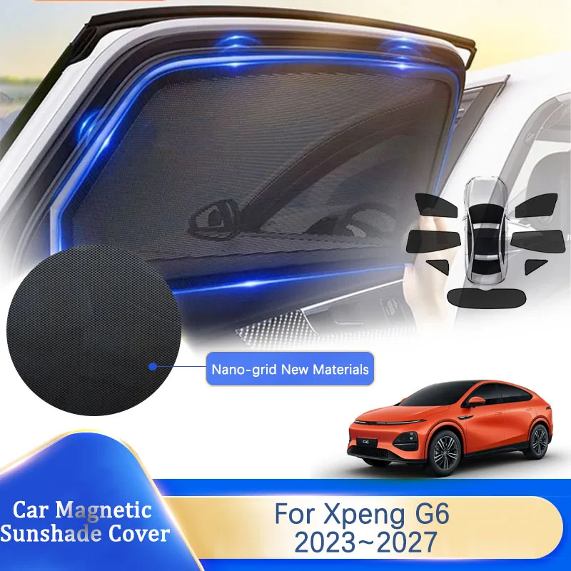 

Car Sunshades For Xpeng G6 2023 2024 2025 2026 2027 Anti-UV Windshield Pad Window Visors Sun Shade sCoverage Covers Auto Accesso