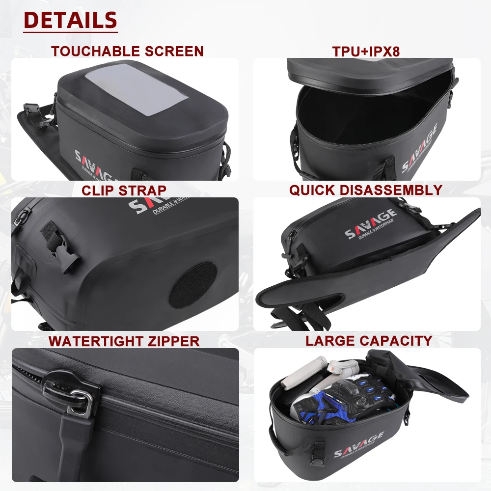 For CFMOTO 450MT 2025 Motorcycle Tank Bag Luggage 700MT MT450 IBEX 450 2024 Navigation Tanklock Bag Waterproof Racing Backpack