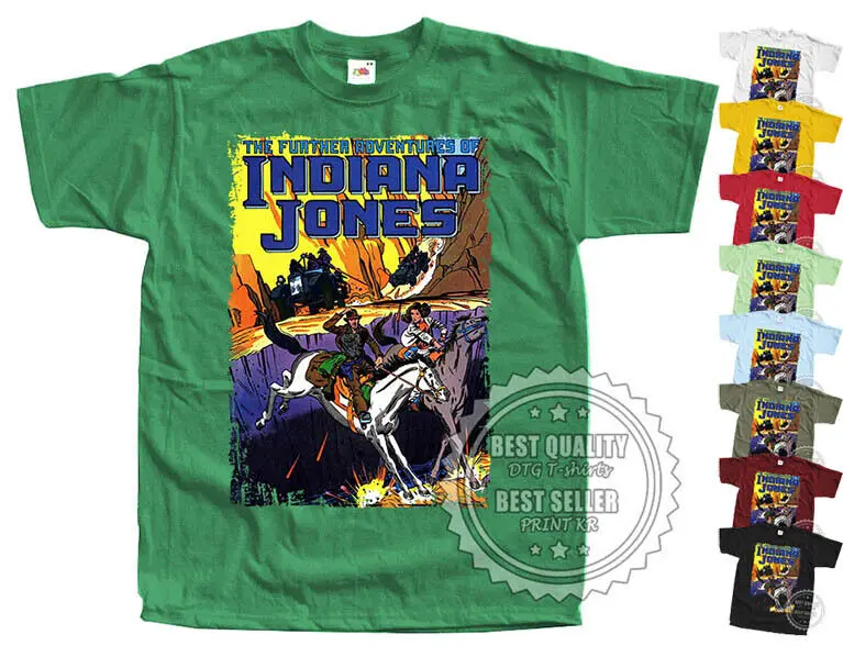 

Indiana Jones T SHIRT v16 COMIC colors all sizes S to 5XL