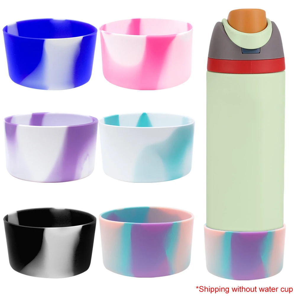 Silicone Water Bottle Boot Anti-Slip Protective Sleeve Bottom Protector Protective Bottom Base for Owala 24oz Water Bottle