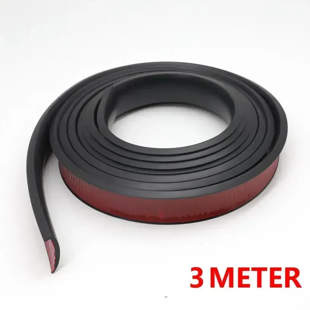 Universal L Shape Car Seal Strip Weatherstrip Trim Self-adhesive Waterproof Car Wheel Arches Sill Side Bumper Fender Flare Guard