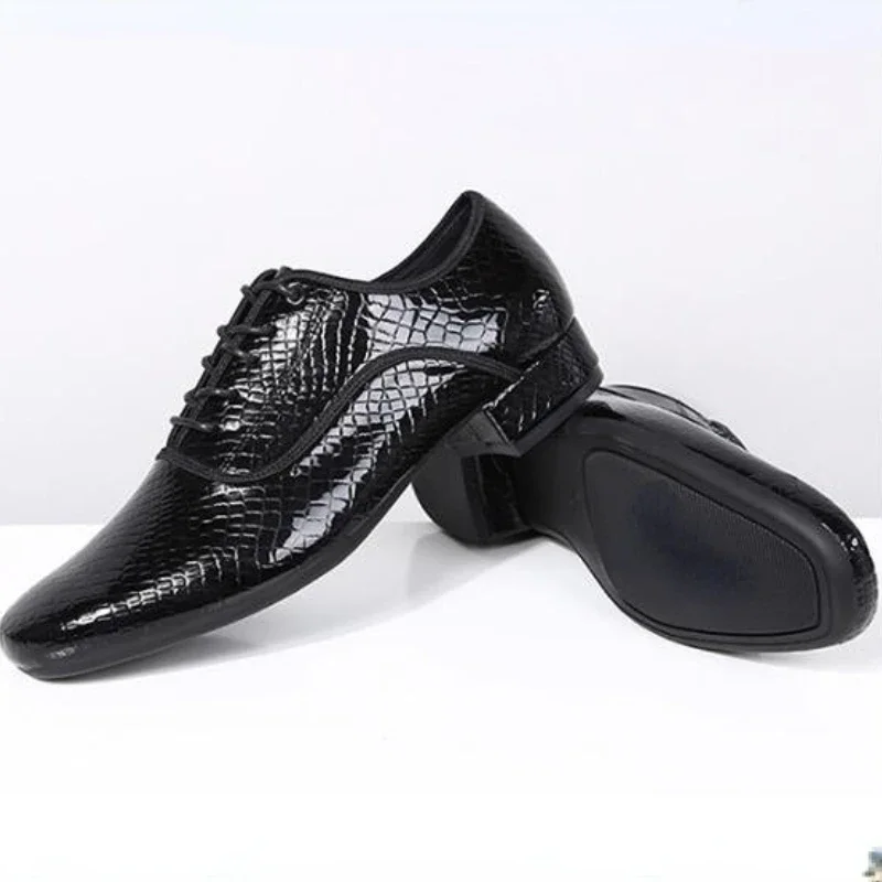 Fashion Men's Latin Dance Shoes Leather Ballroom Tango Man Latin Dancing Shoe for Male Boy Shoes Sneaker Jazz Shoes