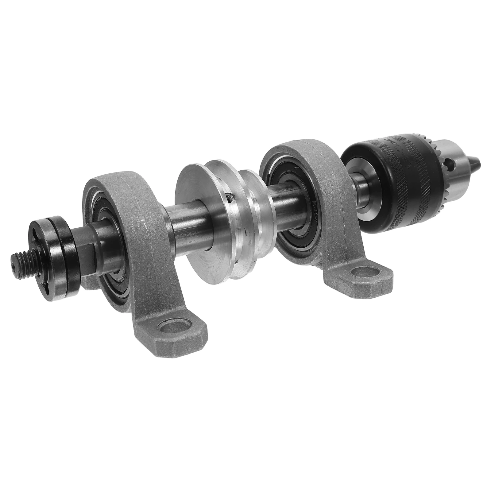 

1Set Woodworking Table Saw Spindle Bearing Seat Pulley Bench Saw Chuck Drill Lathe Accessories DIY Rotary Cutting Machine Parts