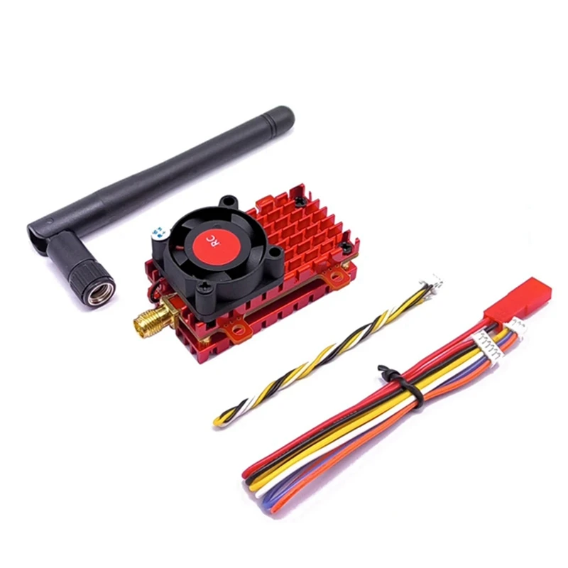 5.8G 48CH 2W FPV VTX Built-In Mic 200MW/500MW/1000MW/2000MW DC7-32V For Long Range RC Drone