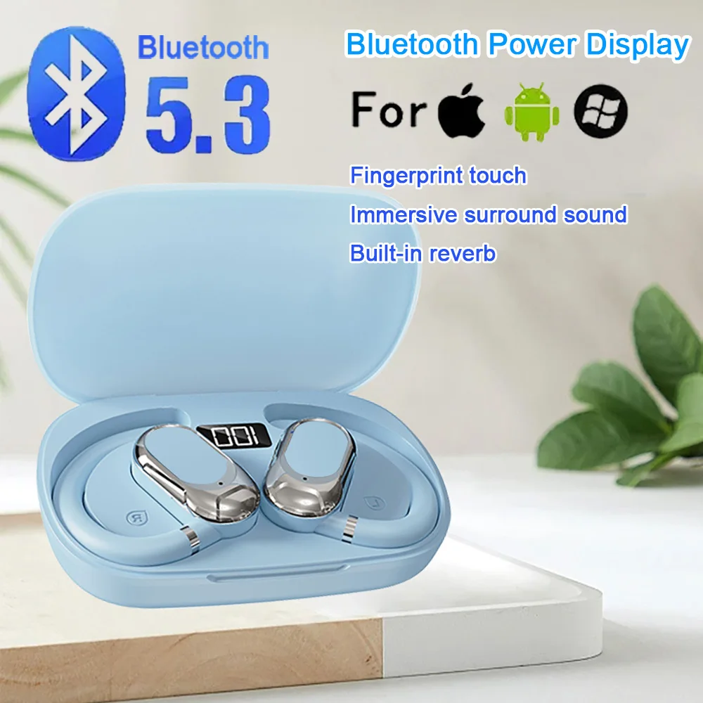 

Original TWS Bluetooth Headphones Charging Box Wireless Earphones With Microphone Stereo Sports Waterproof Headset